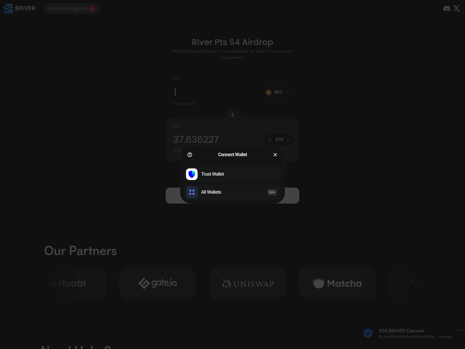 Screenshot of river-dmt.pages.dev