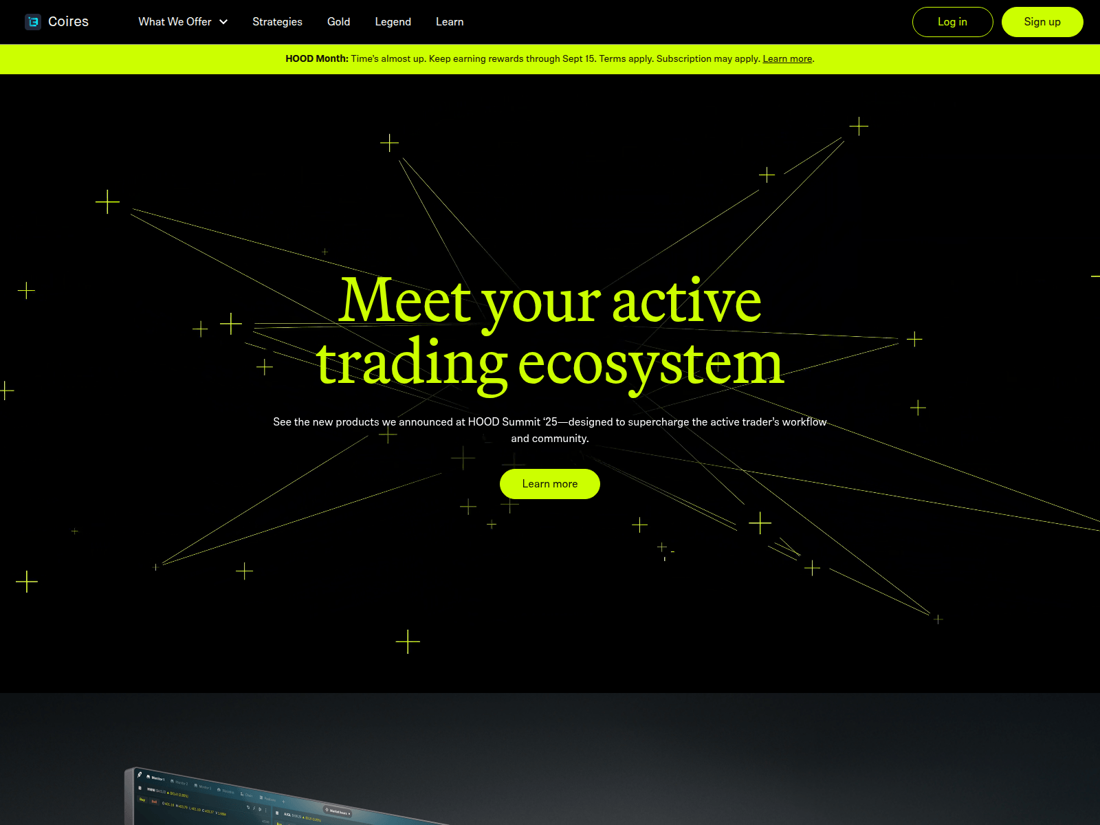 Screenshot von coires.net