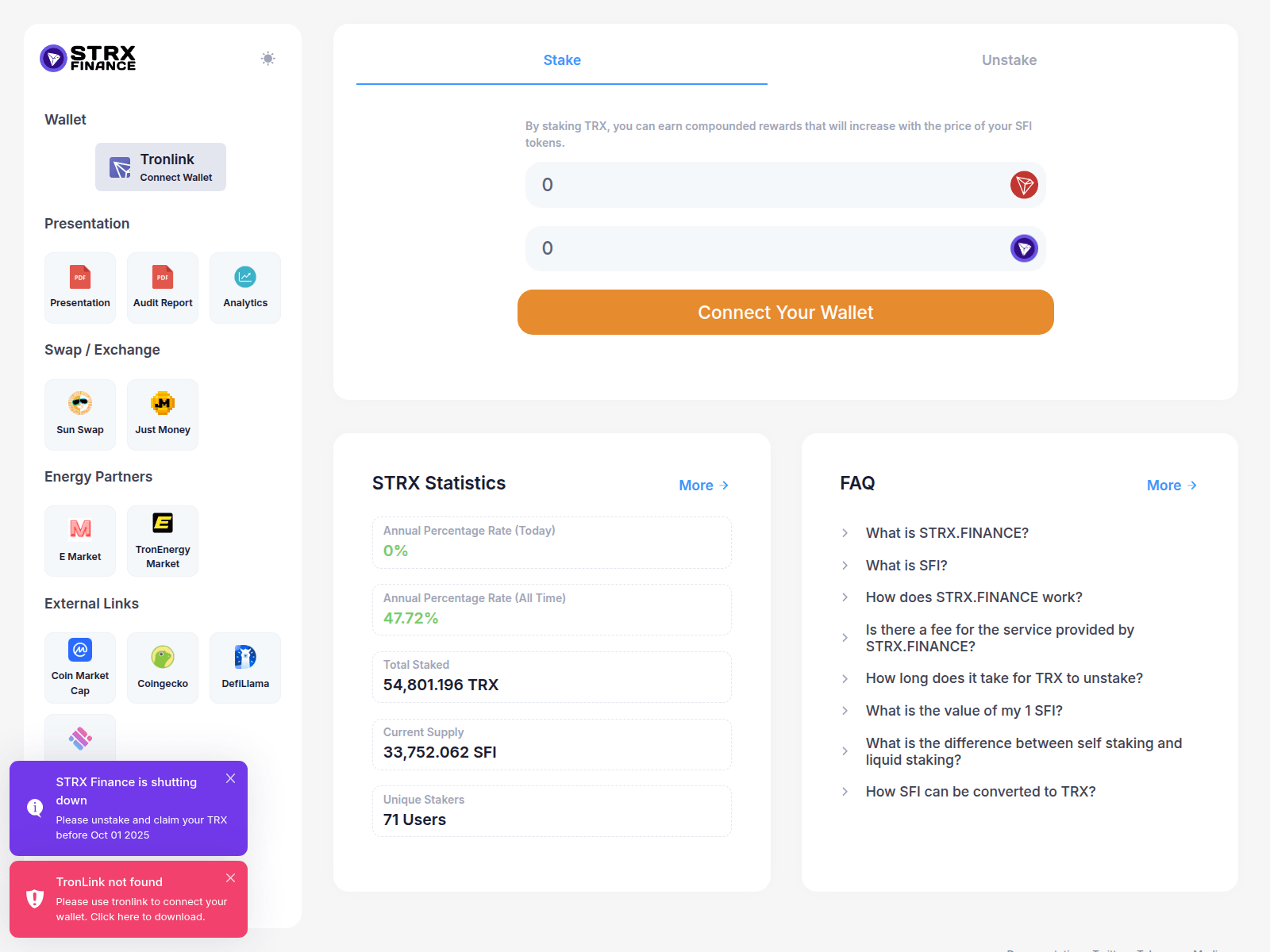Screenshot of app-strx-finance-2b7.pages.dev