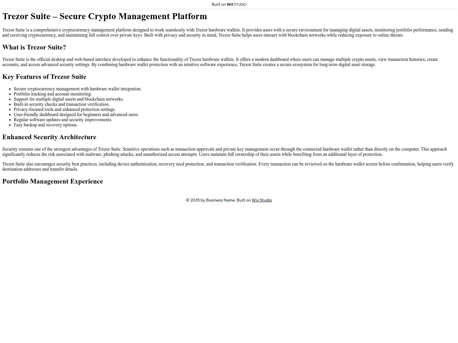 Screenshot von connect-suitescdn.wixstudio.com