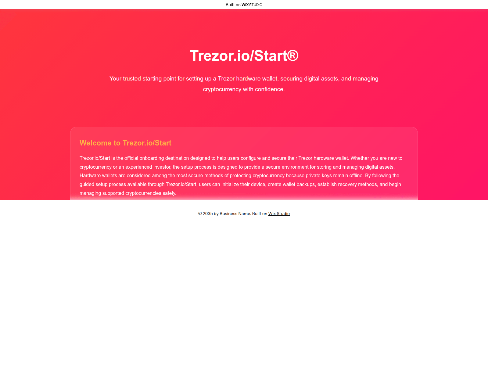 Screenshot von apps-trxoreio.wixstudio.com