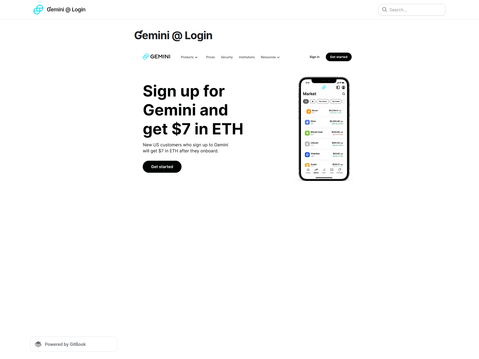Captura de tela de gemnxixlogen.gitbook.io
