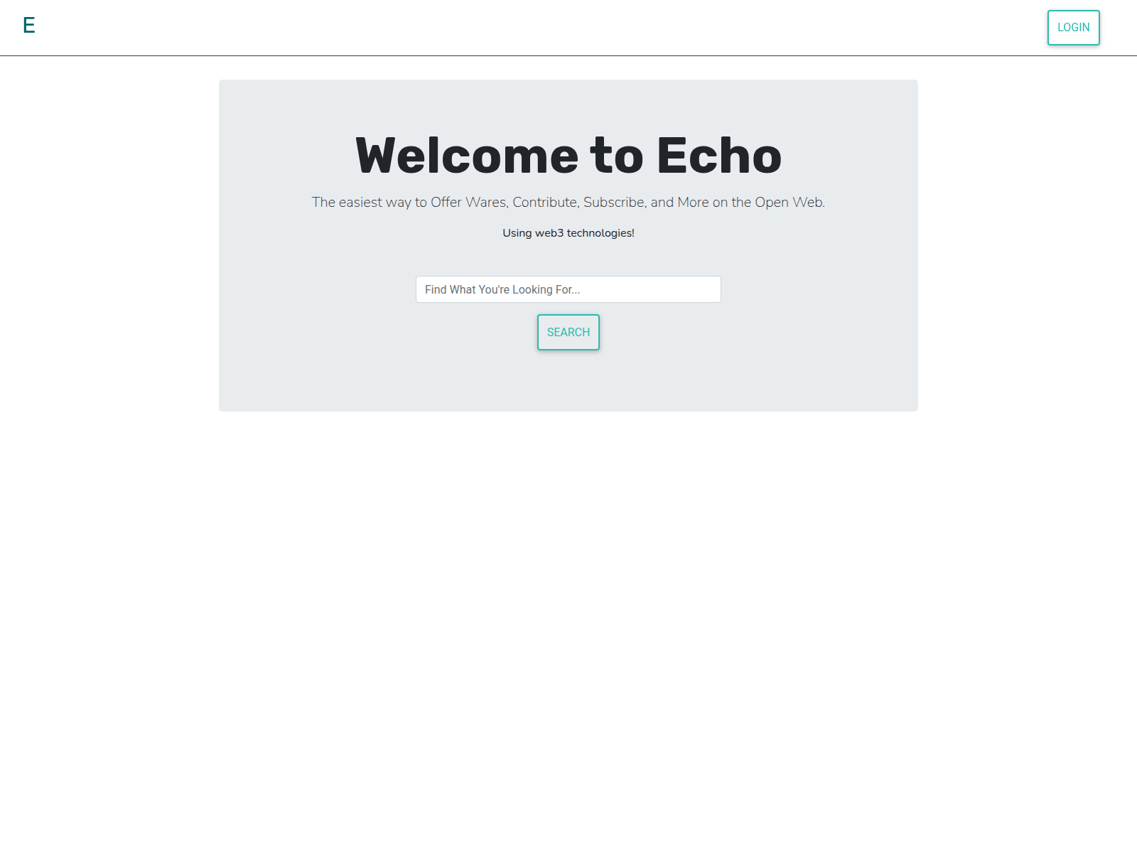 Screenshot von echo-app.vercel.app