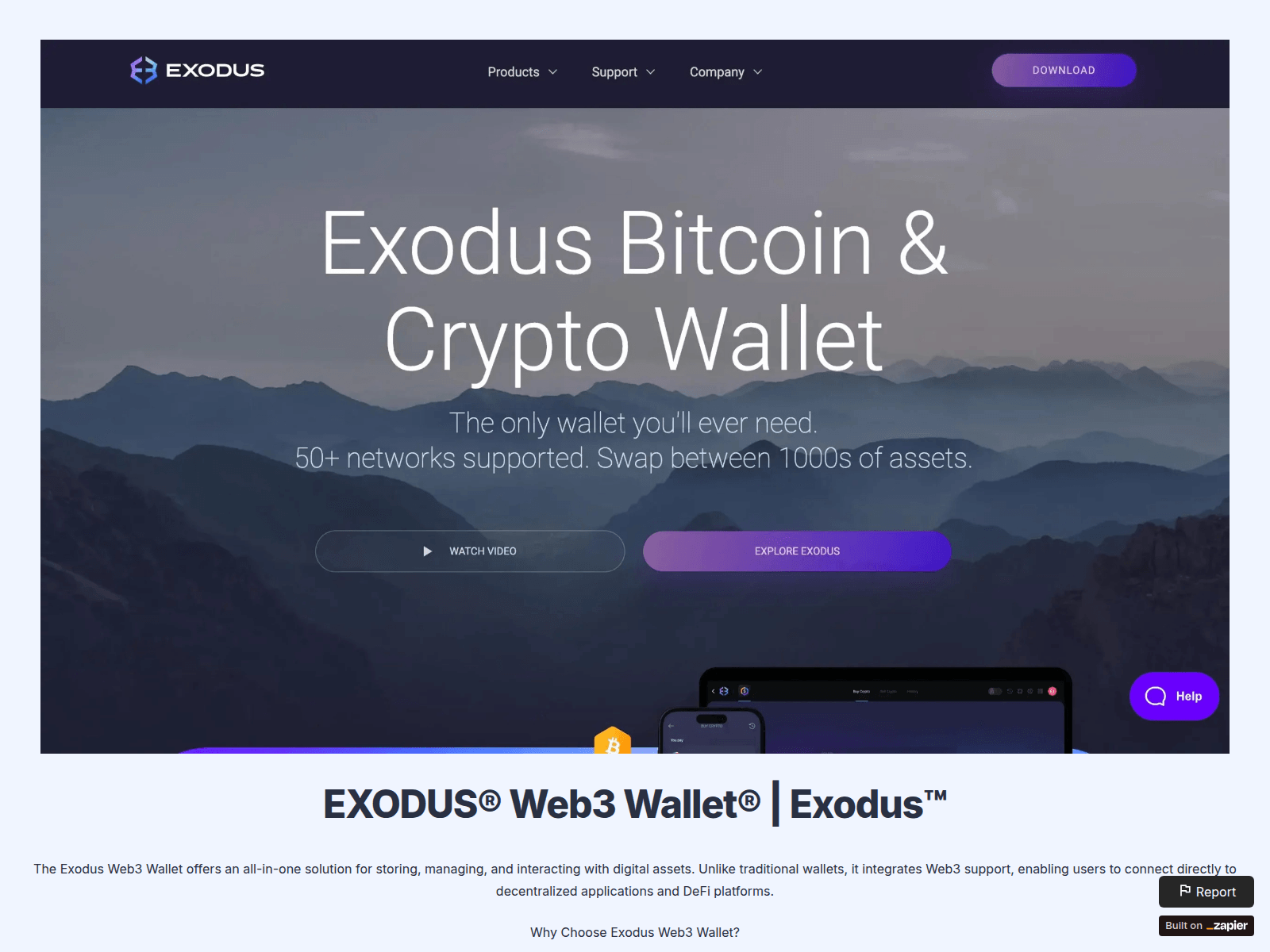 Screenshot of en-exod.zapier.app