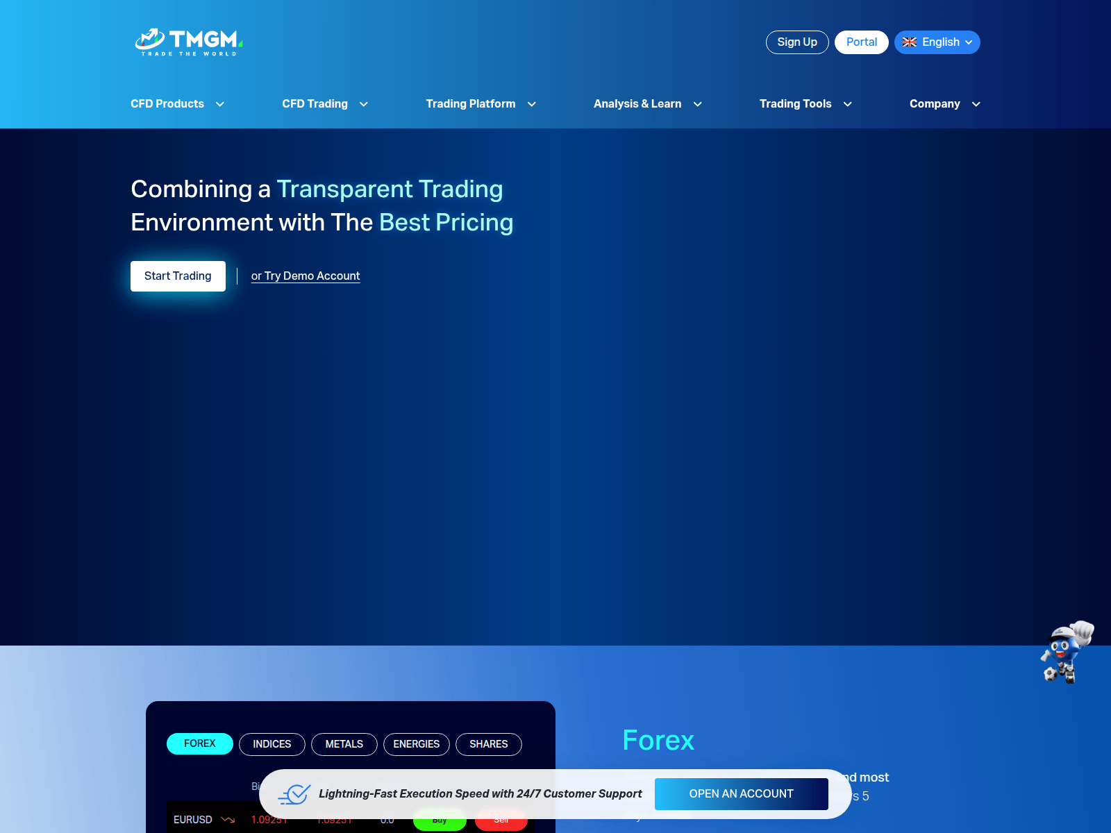 Screenshot of tmaxmarkets.com