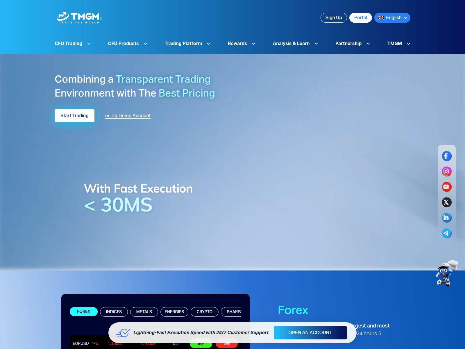 Screenshot of tmgmplatform.com