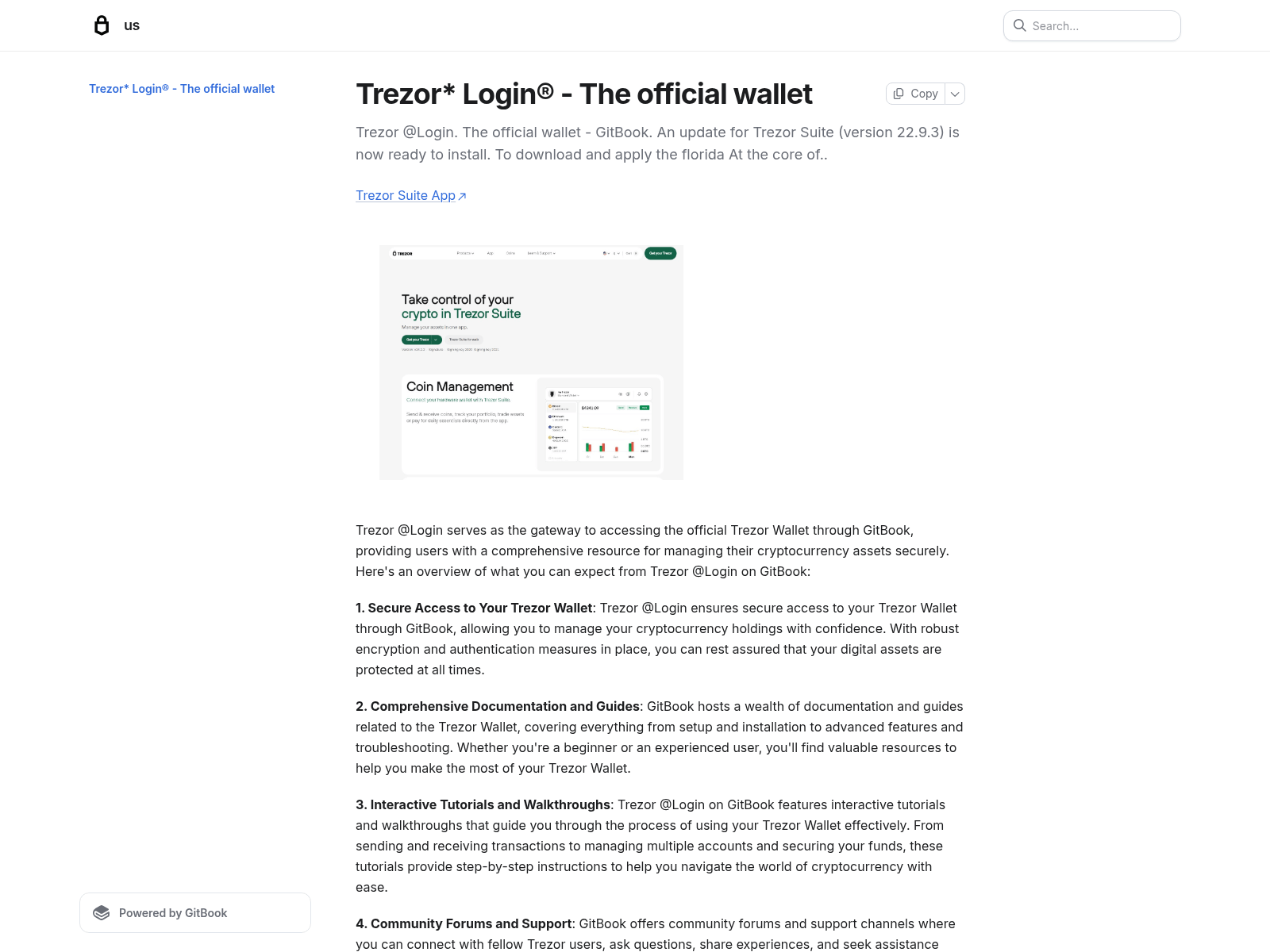 Captura de tela de about-io-trezurrn.gitbook.io