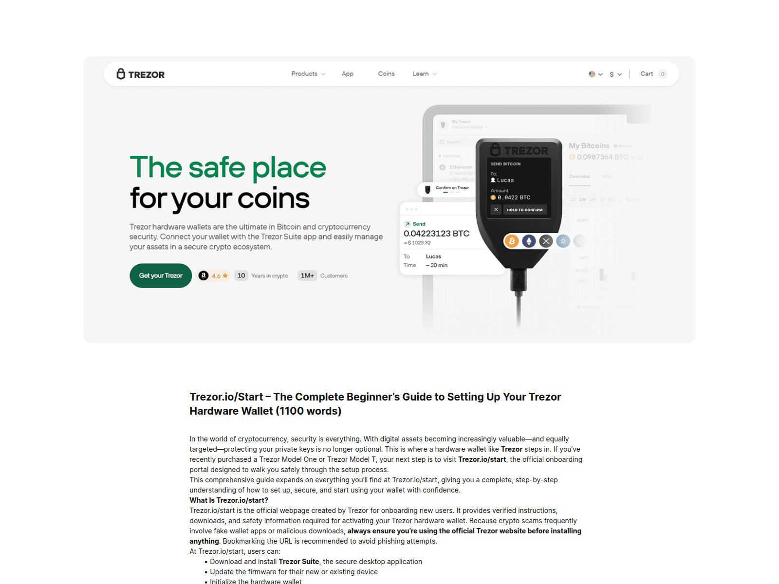 Screenshot von trezor-start-io-en.square.site