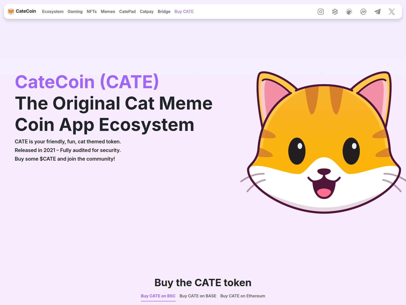 Screenshot of catecoin-claims.pages.dev