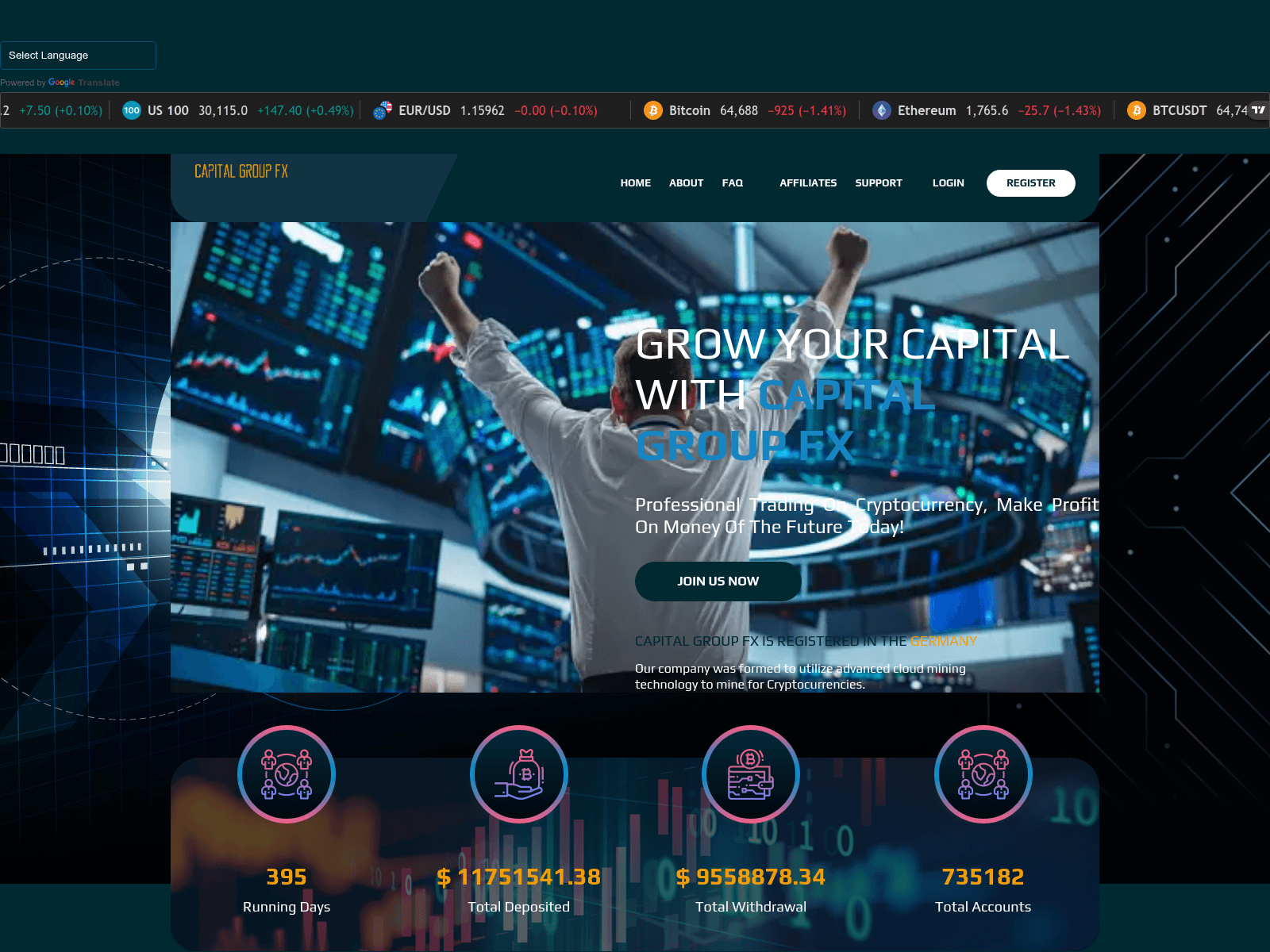 Screenshot of cpg-investmentlimited.ltd