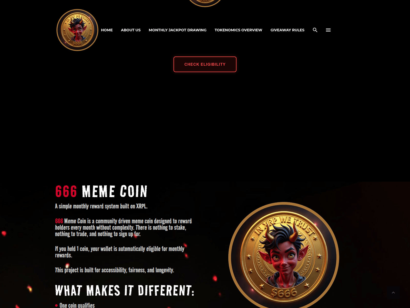 Screenshot of 666memecoin.net