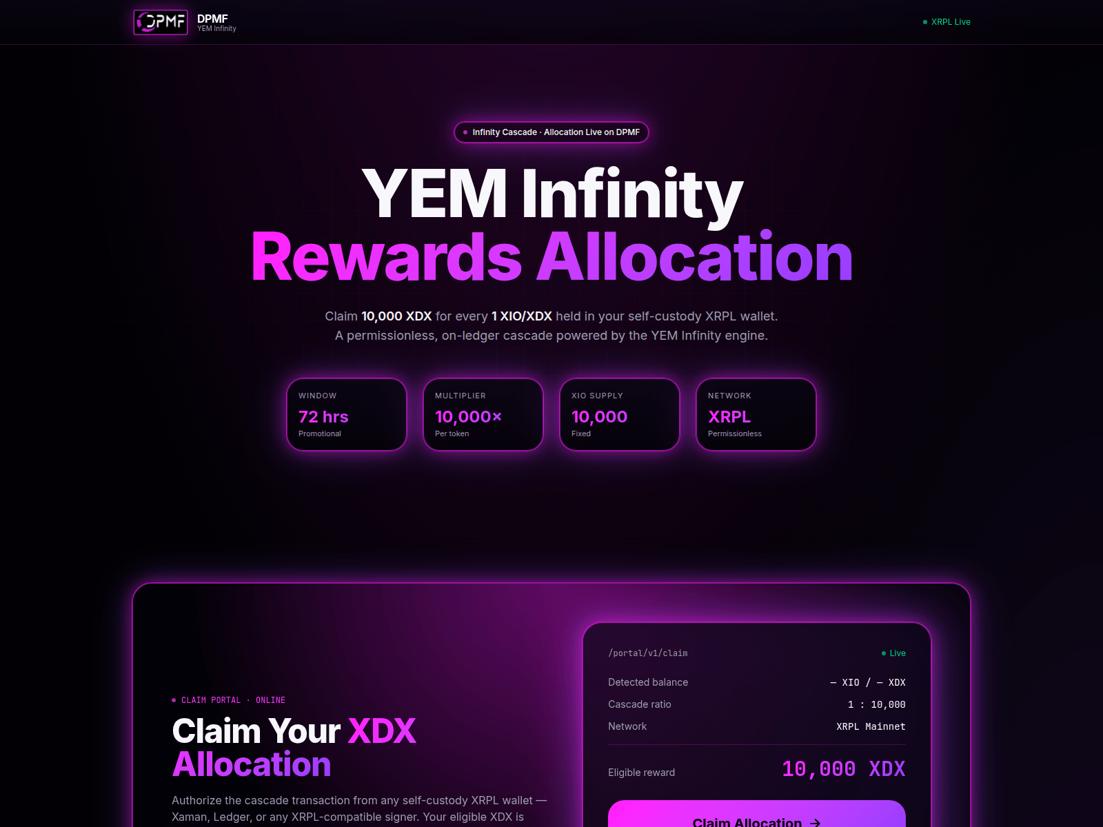 Screenshot of dpmf-yeminfinty.info