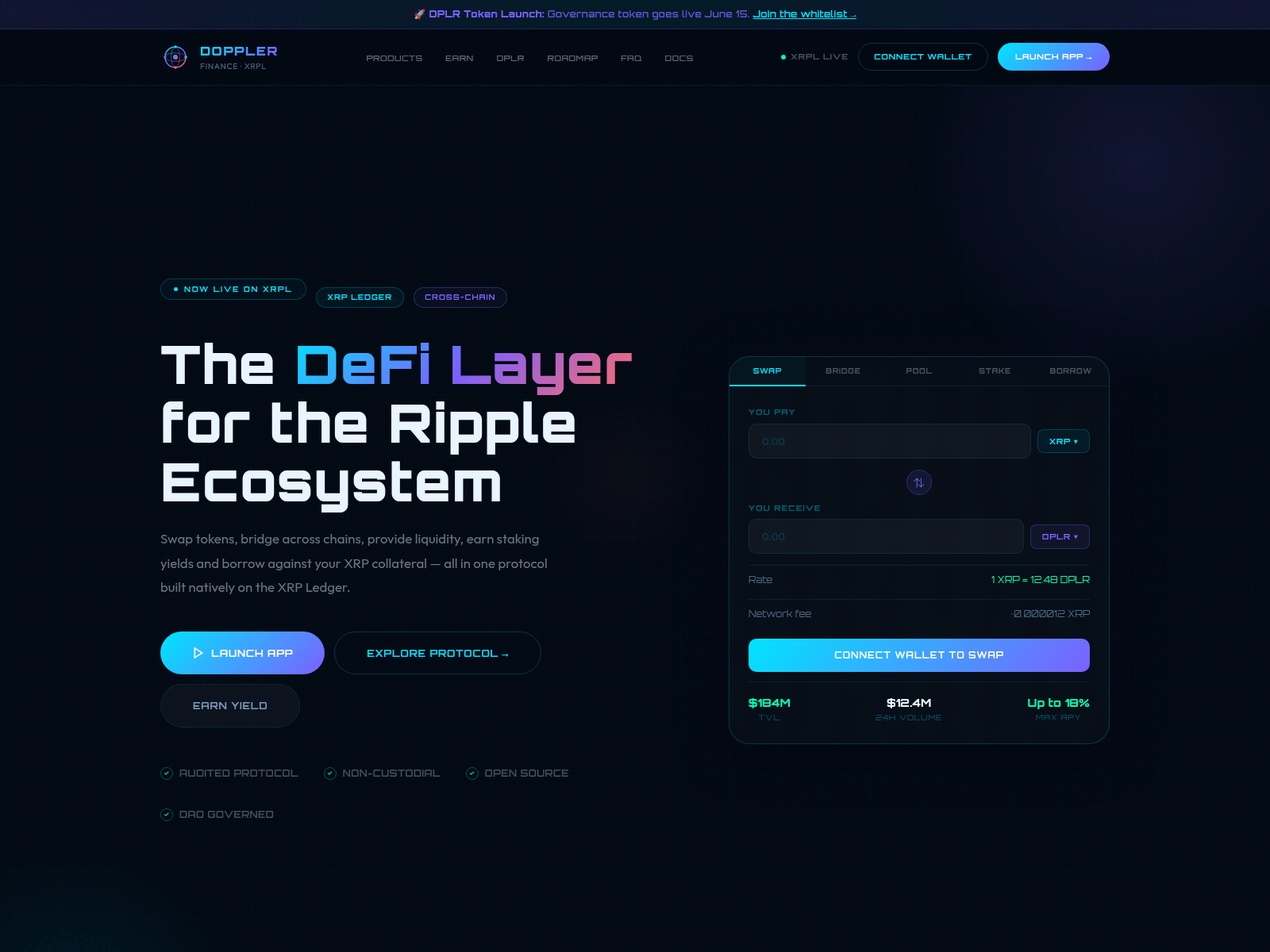 Screenshot of doppler-finance.us