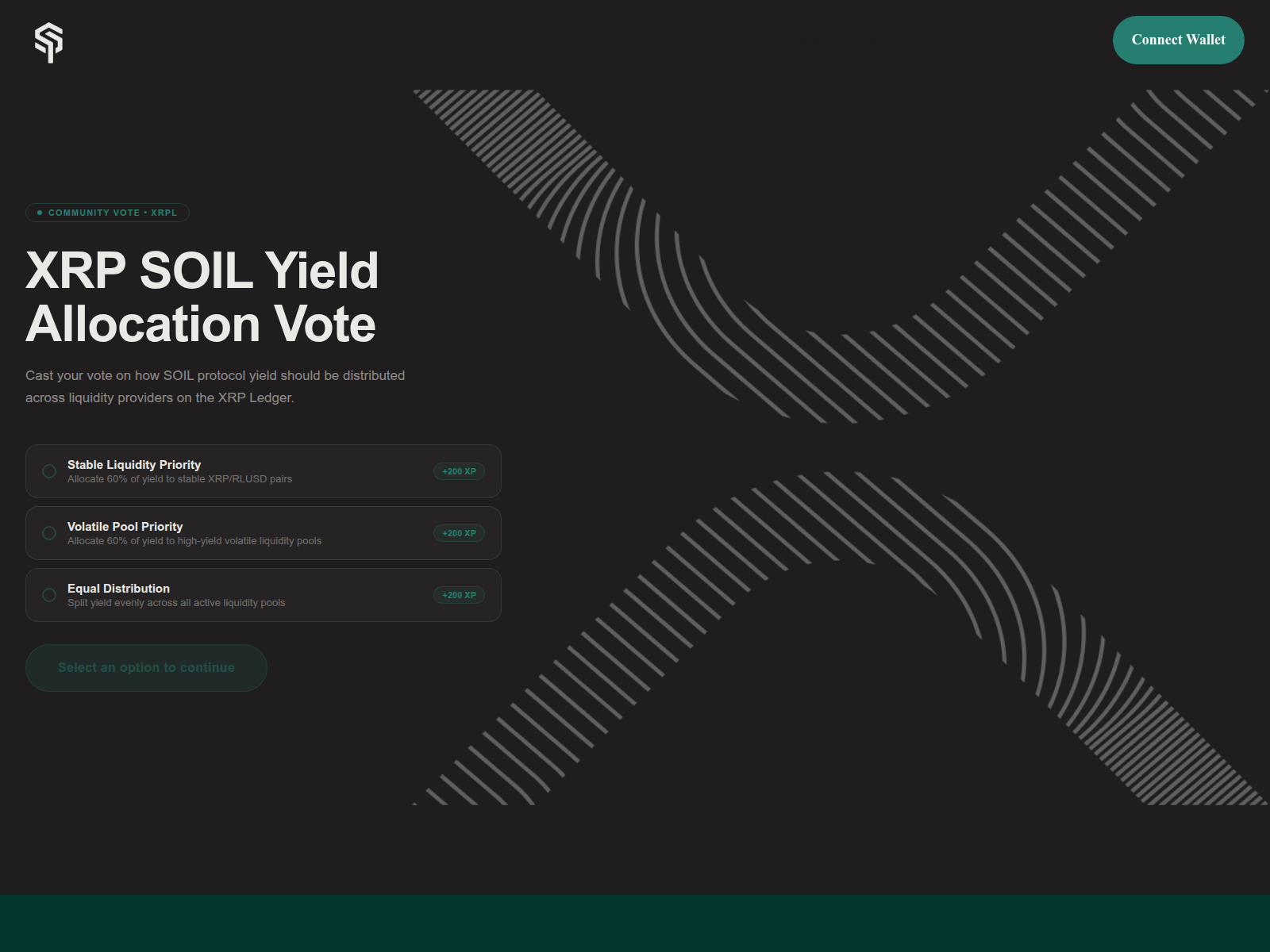 Screenshot of vote-soil.xyz