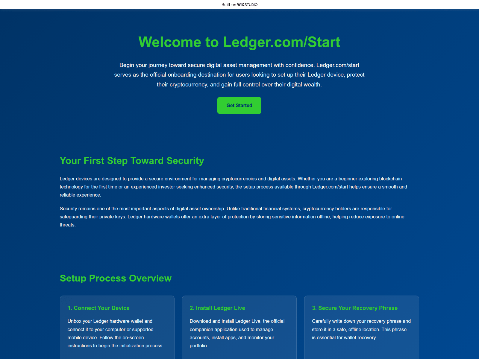 Screenshot of homelive-ledzercdn.wixstudio.com