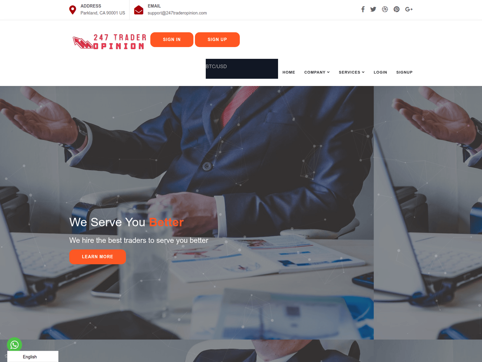 Screenshot of 247traderopinion.com