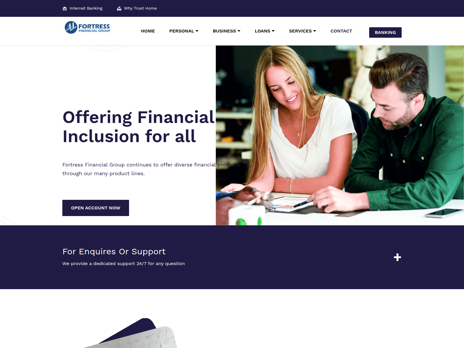 Screenshot of fortressfinancialgp.com