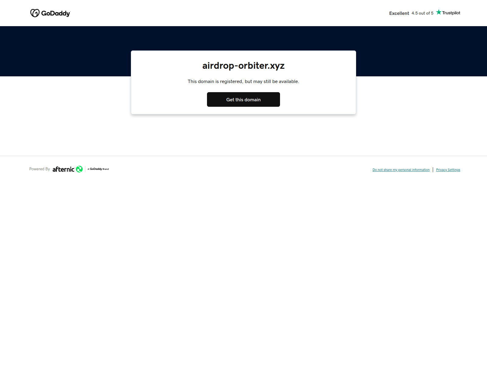 Screenshot of airdrop-orbiter.xyz