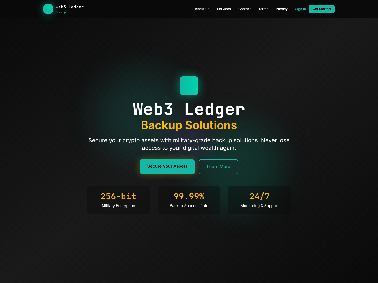 Screenshot of web3lledgerbackup.com