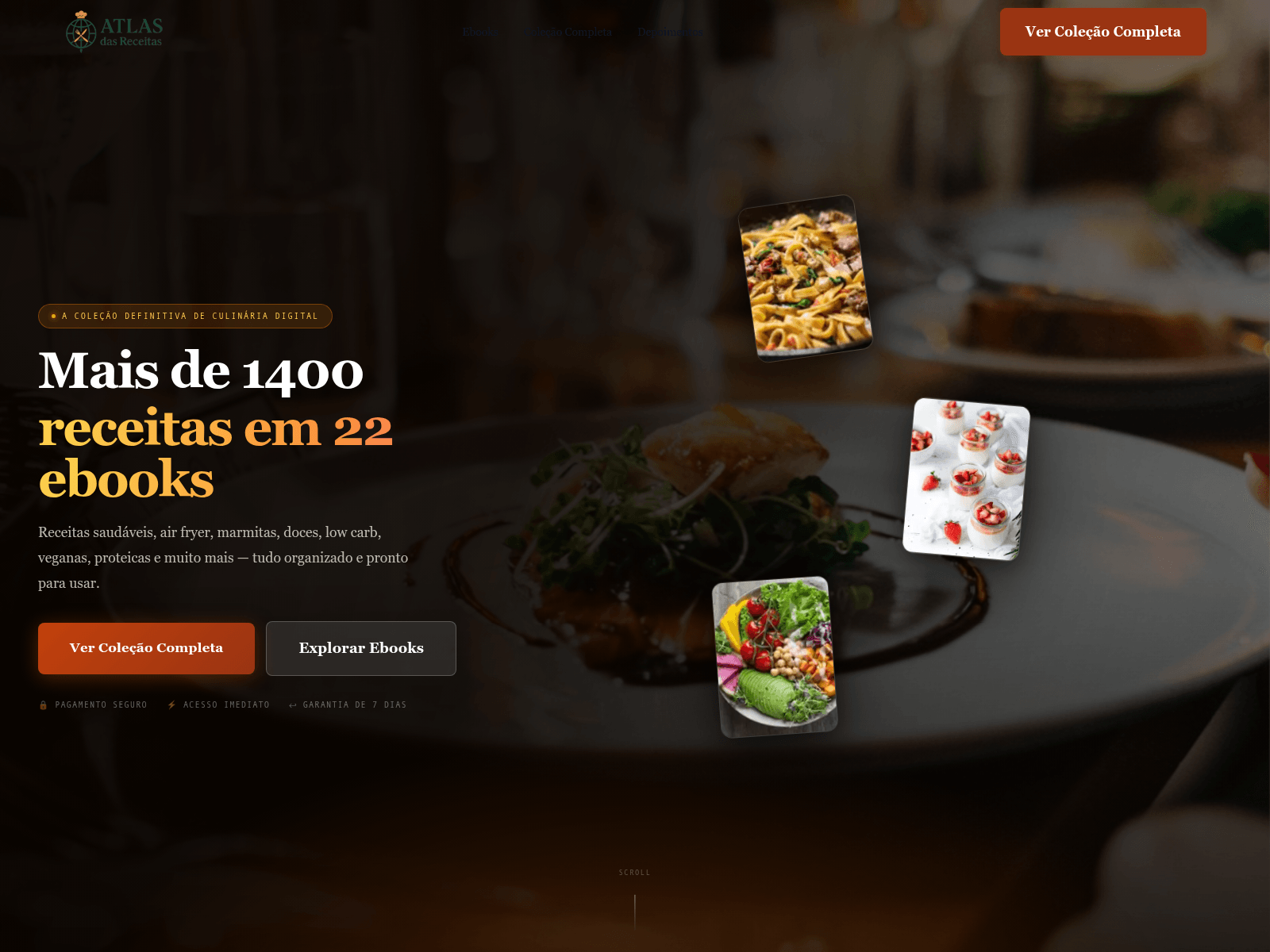 Screenshot of atlasdasreceitas.com.br