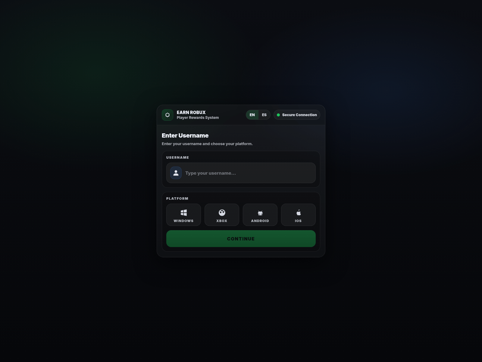 Screenshot of robgen.live