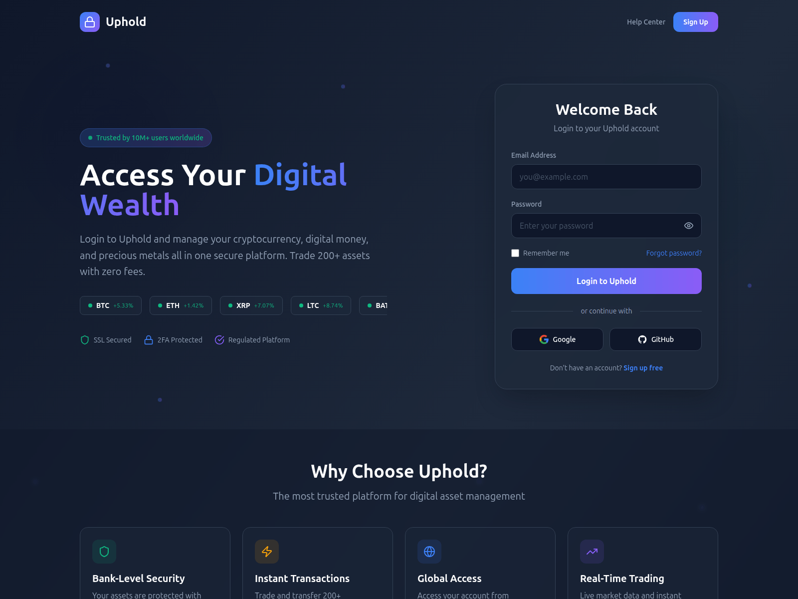 Screenshot of uphold-login-uss.created.app