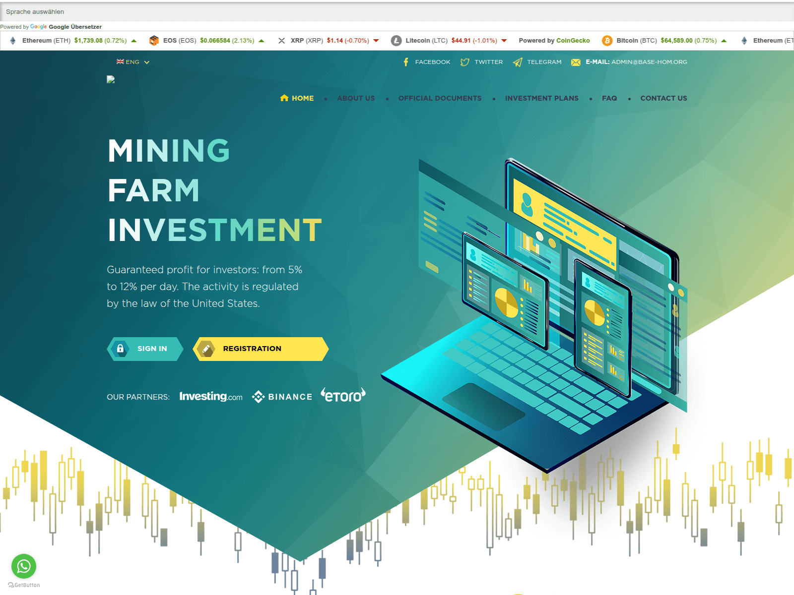 Screenshot of base-hom.org