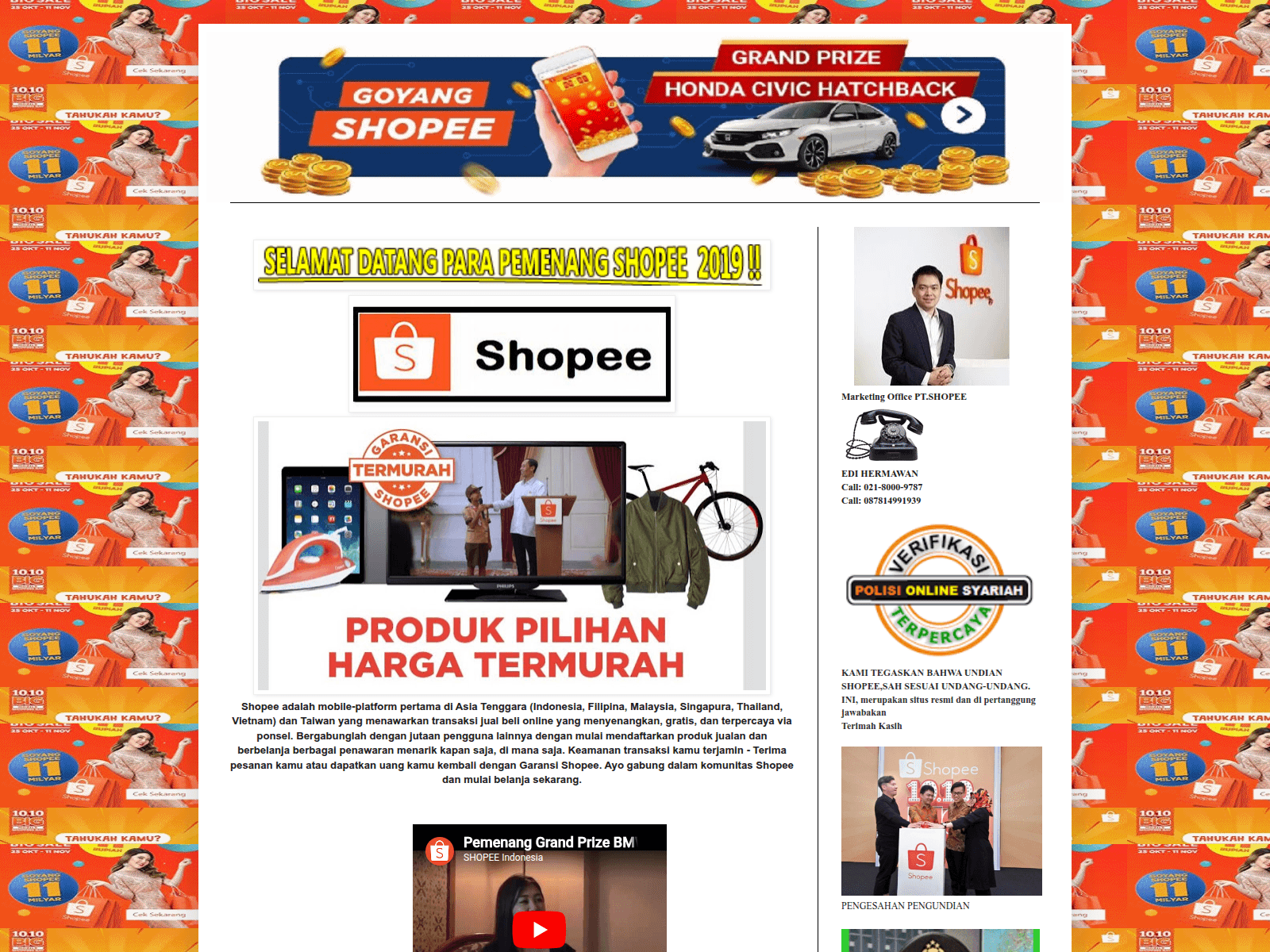 Screenshot of shopee2939.blogspot.com