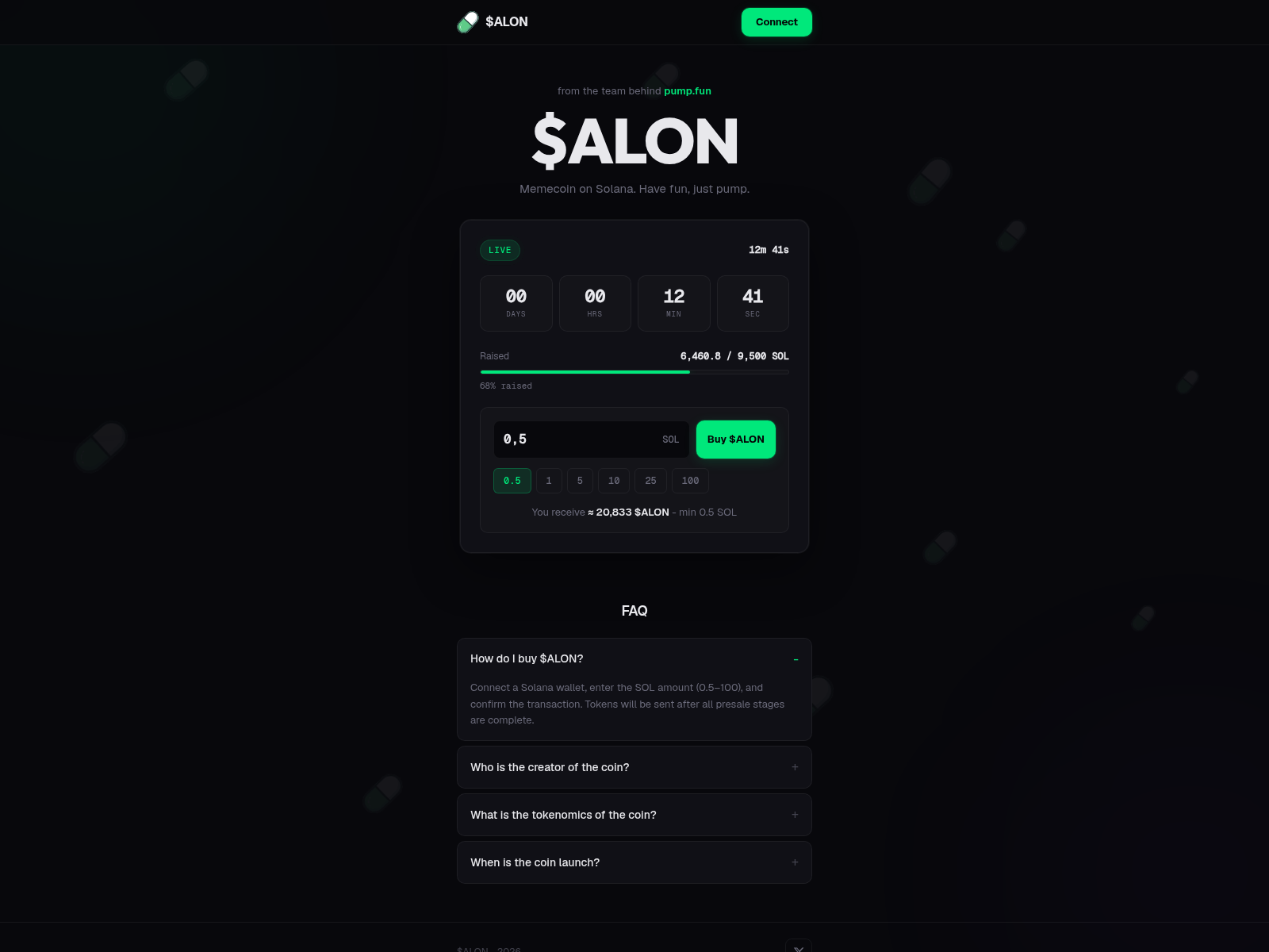 Screenshot of alon-coin.com