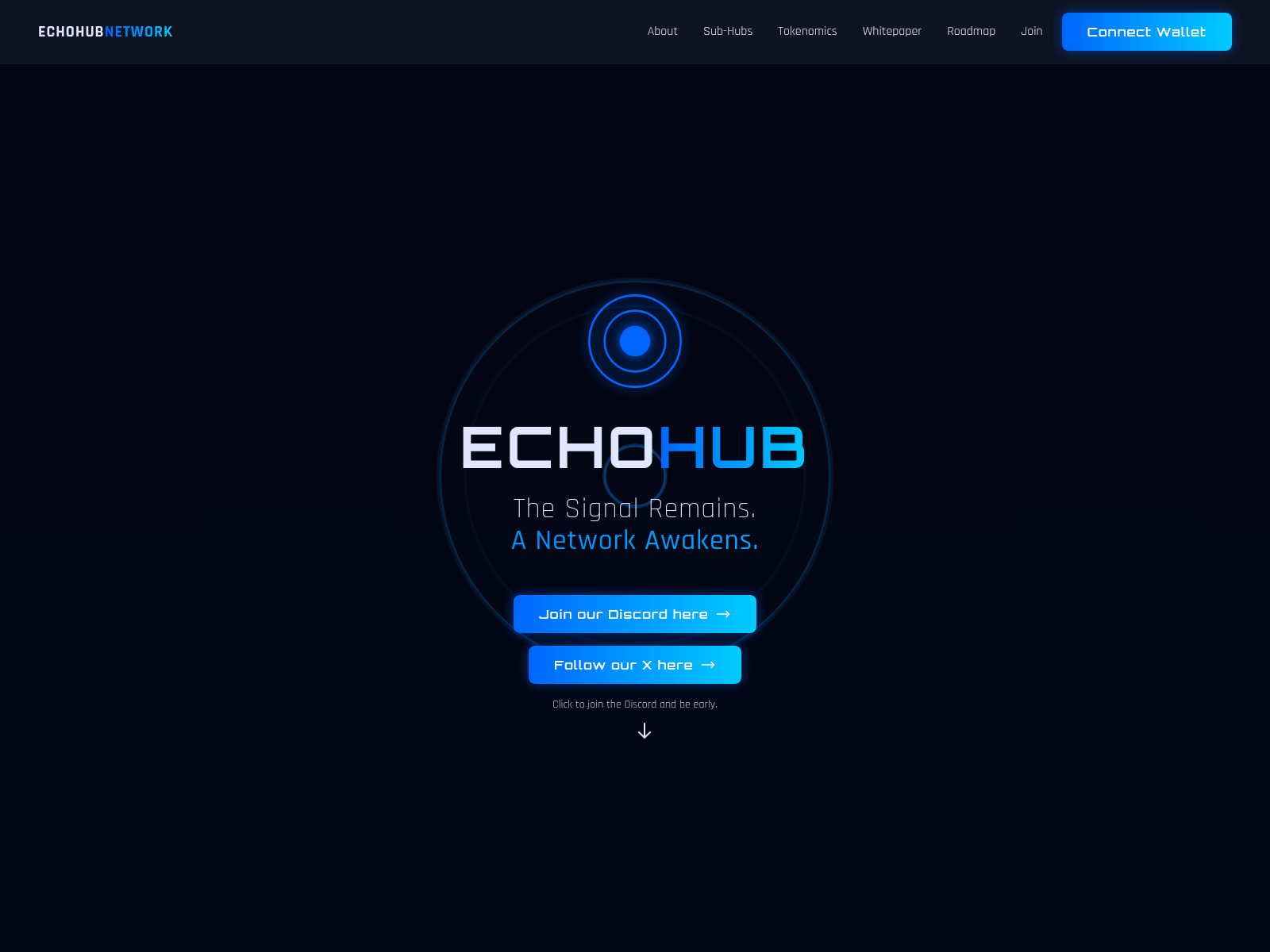 Screenshot of echo-network.com