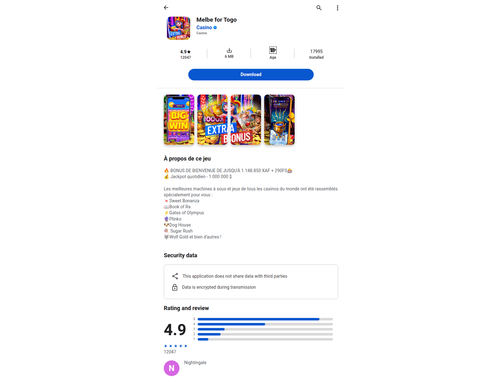 Screenshot of play-reward-empire.click