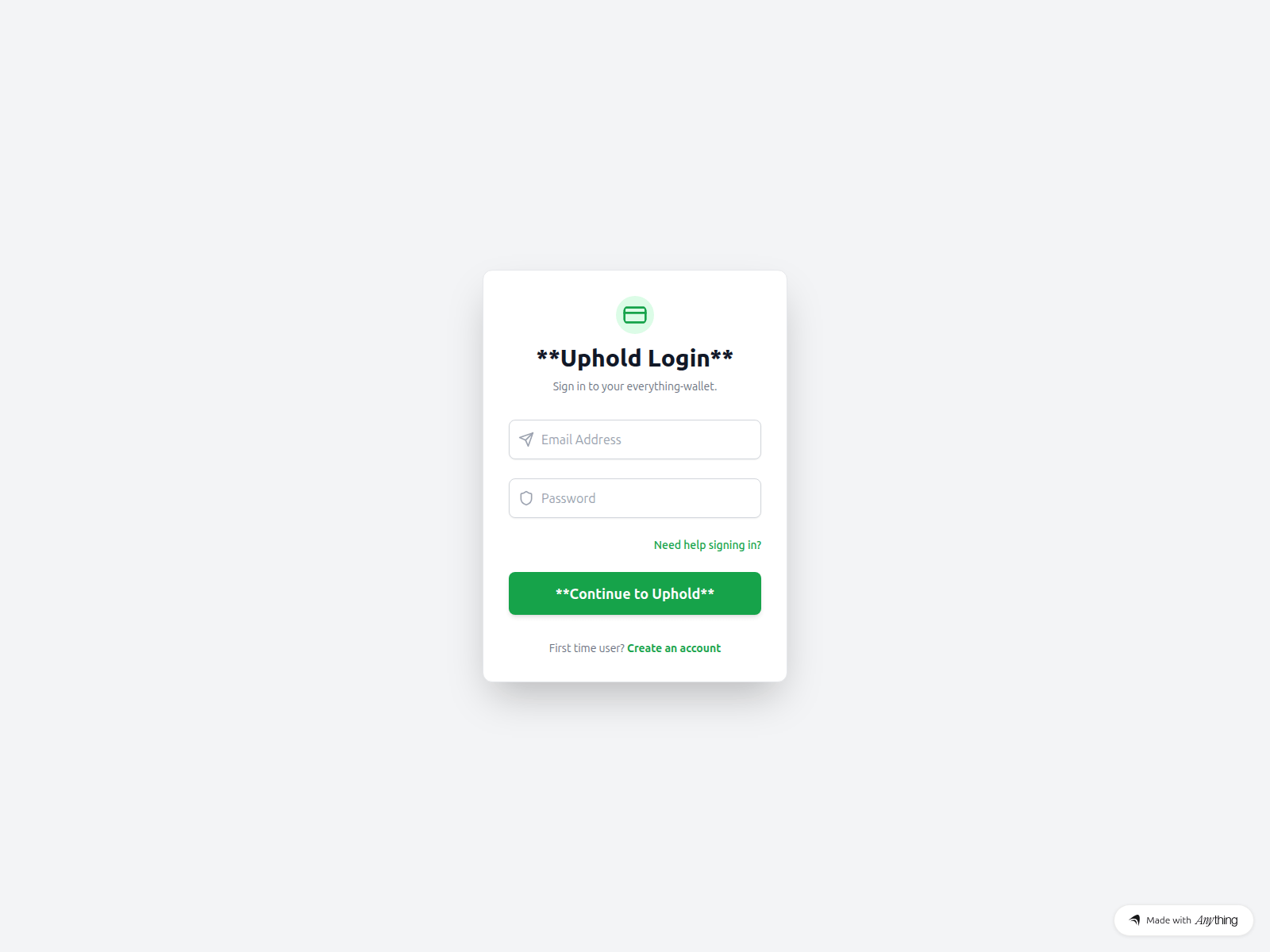 Screenshot of login-uphold-web-io.created.app
