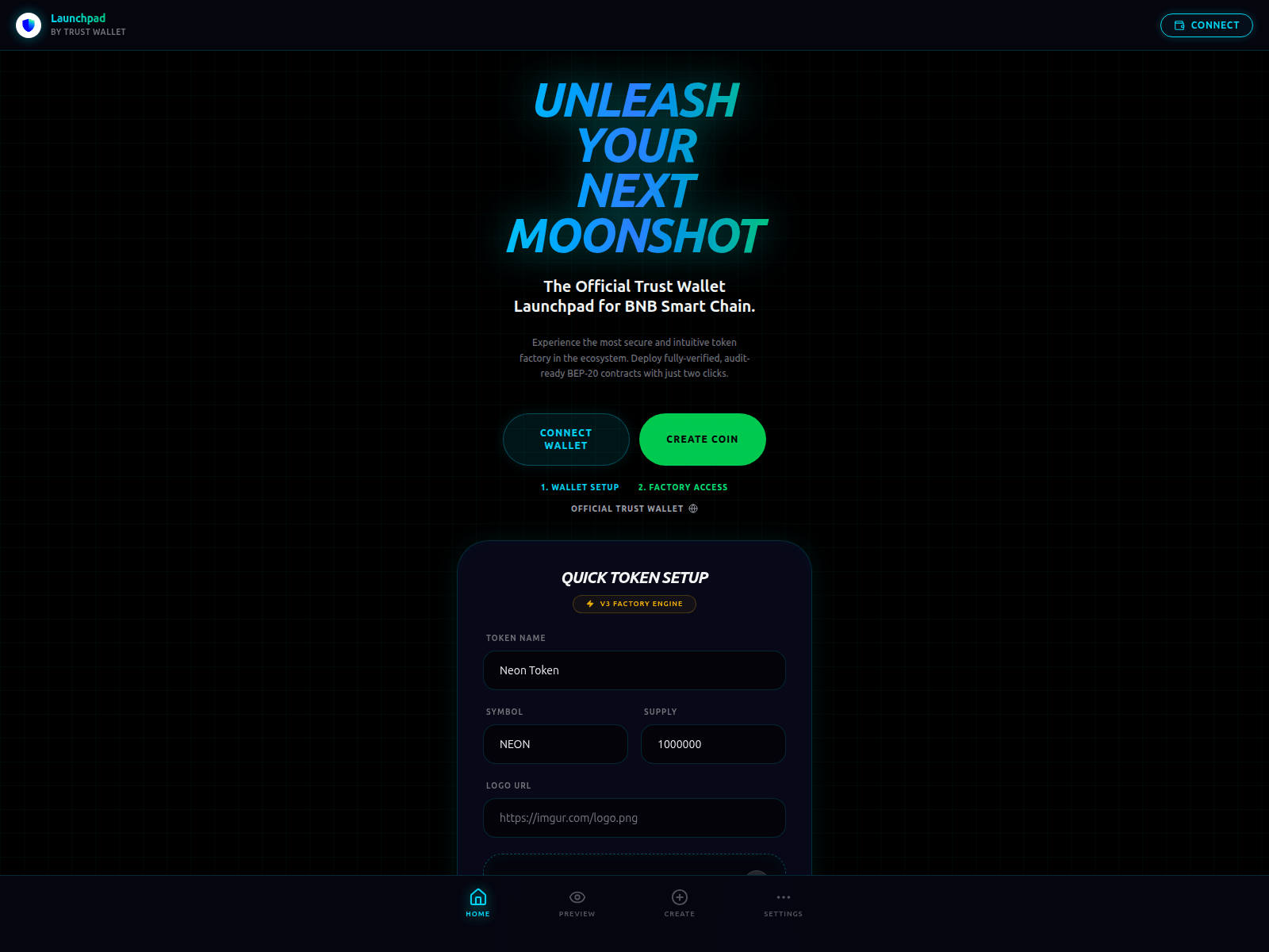 Screenshot of flapcoin.fun