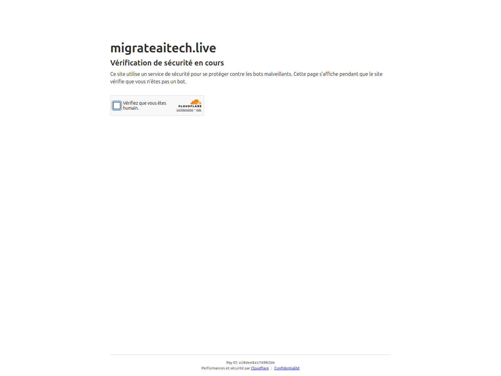 Screenshot of migrateaitech.live