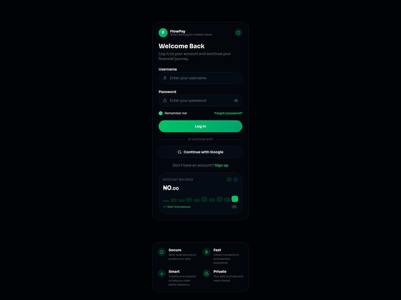Screenshot of flowpaywallet.com