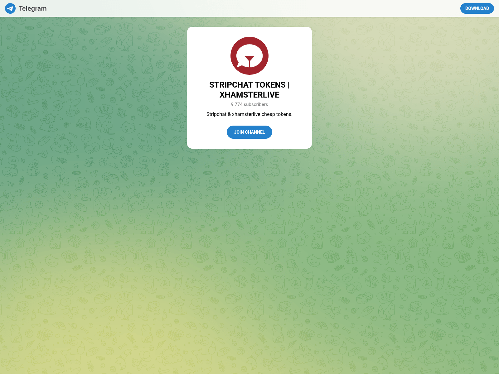 Screenshot von tokdrop.life