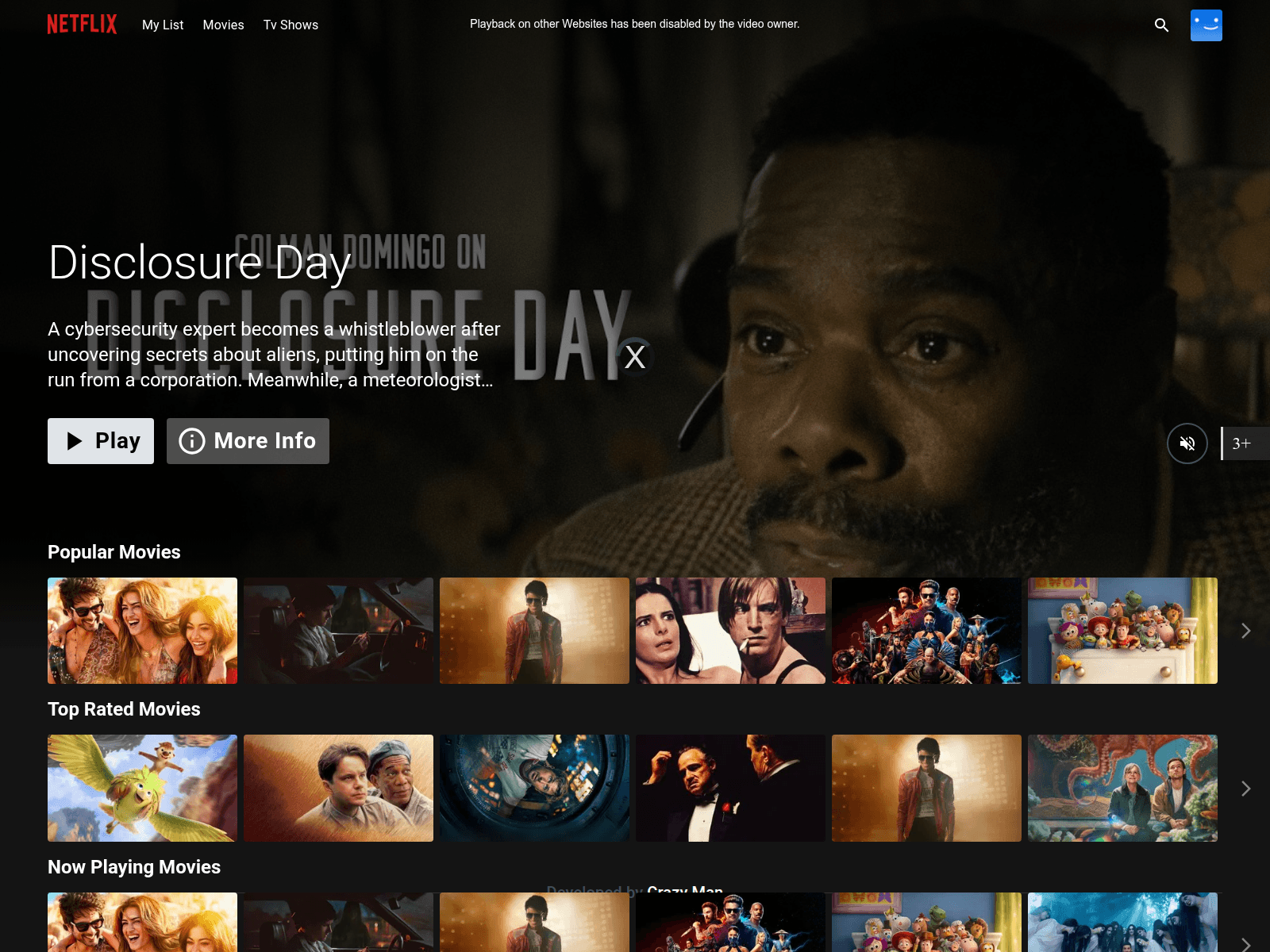 Screenshot of doanh-netflix.duckdns.org
