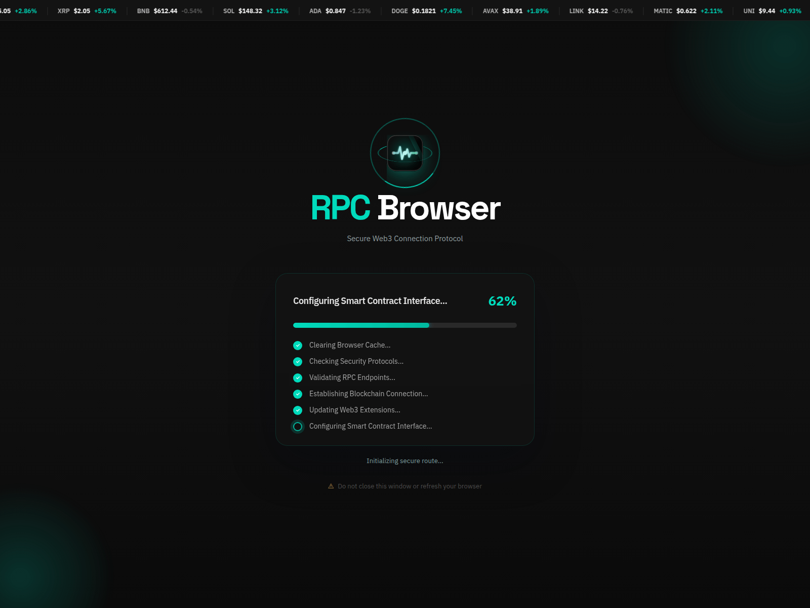 Screenshot of web-dapp-protocol.com
