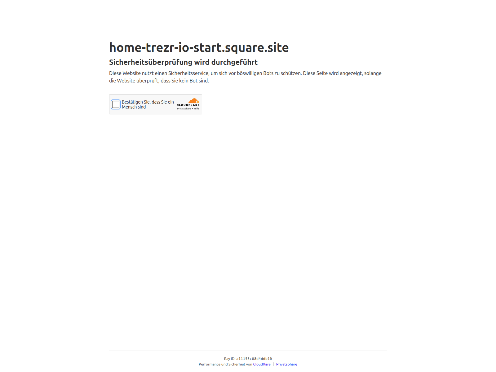 Screenshot of home-trezr-io-start.square.site