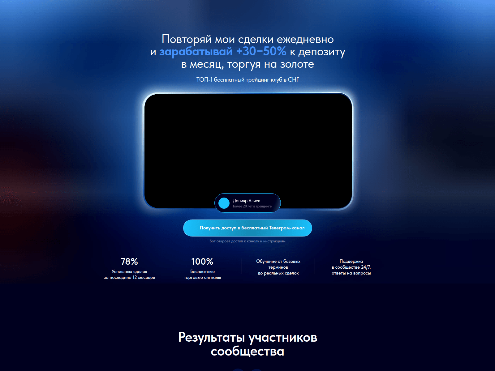 Screenshot of danytrade.site