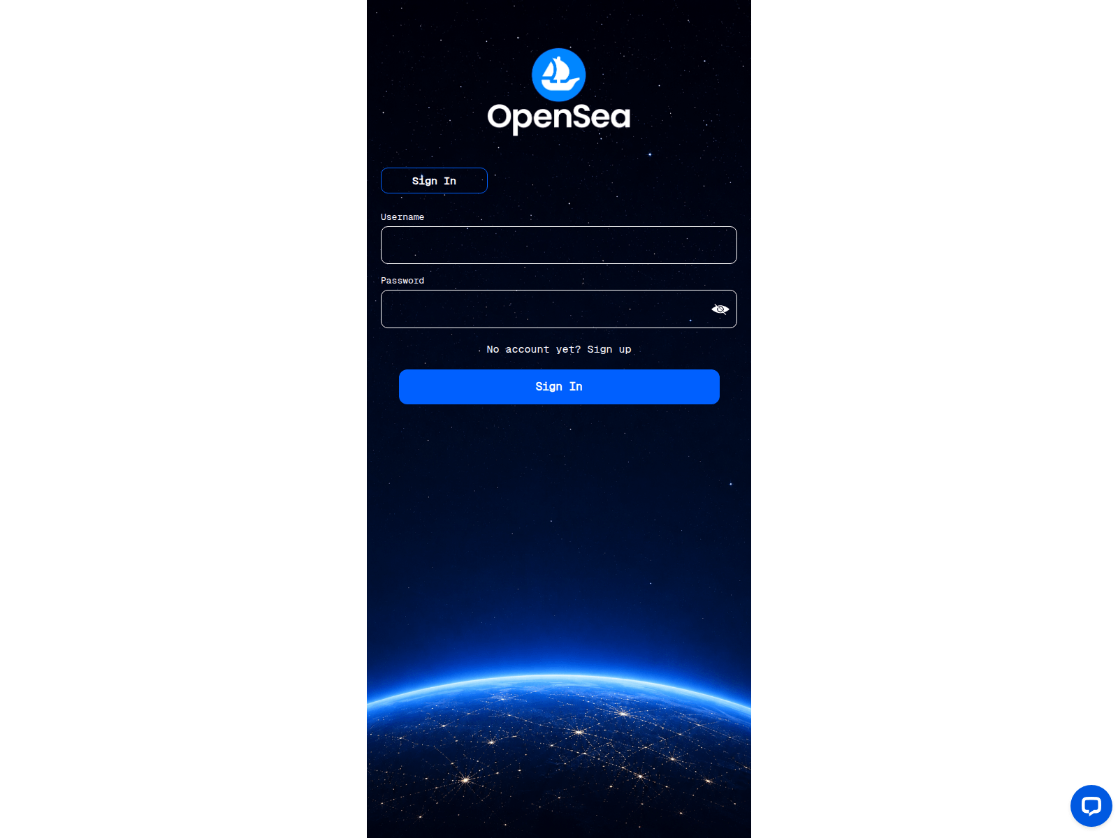 Screenshot of opensean.net