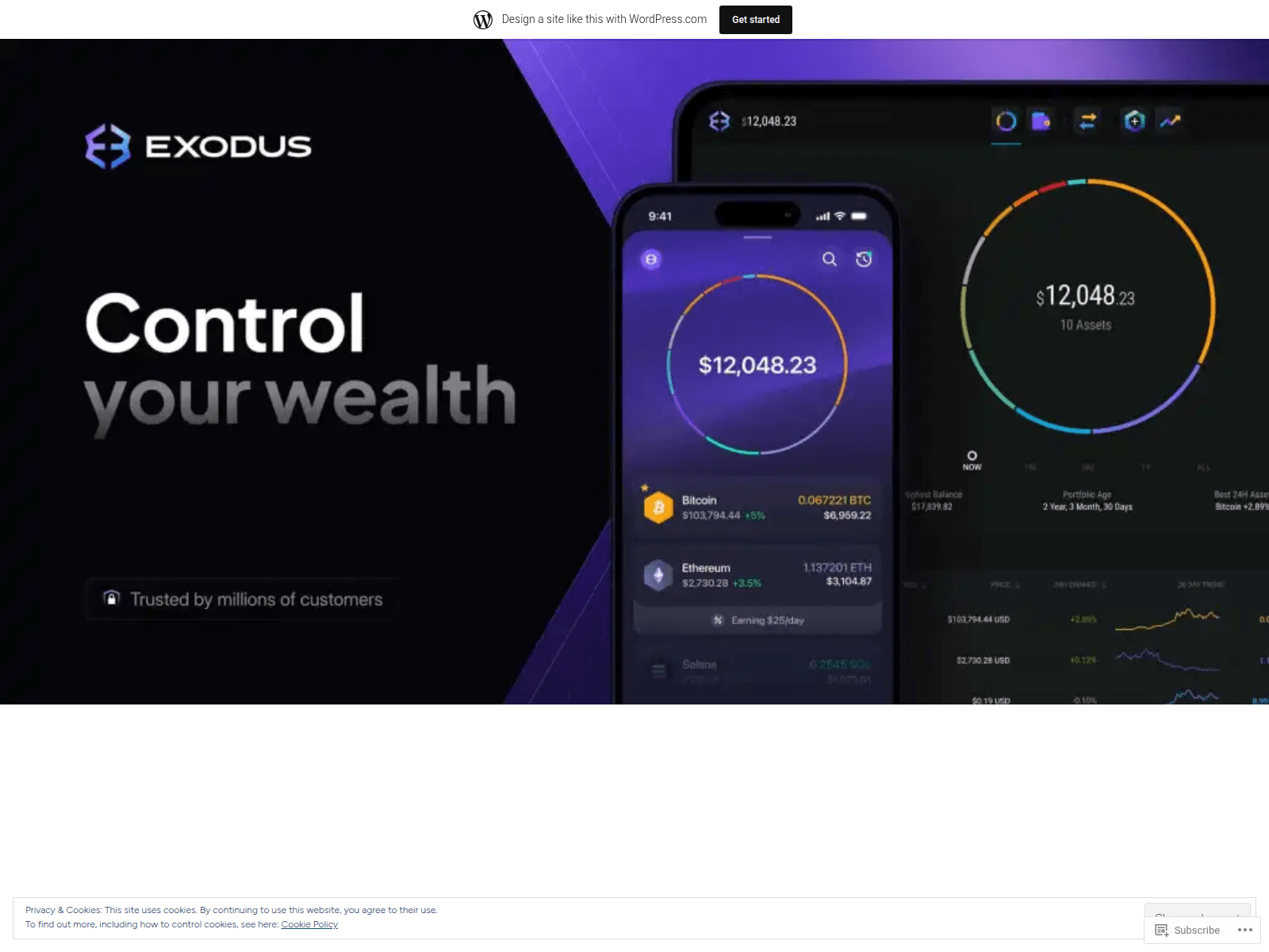 Screenshot of docexodx.wordpress.com