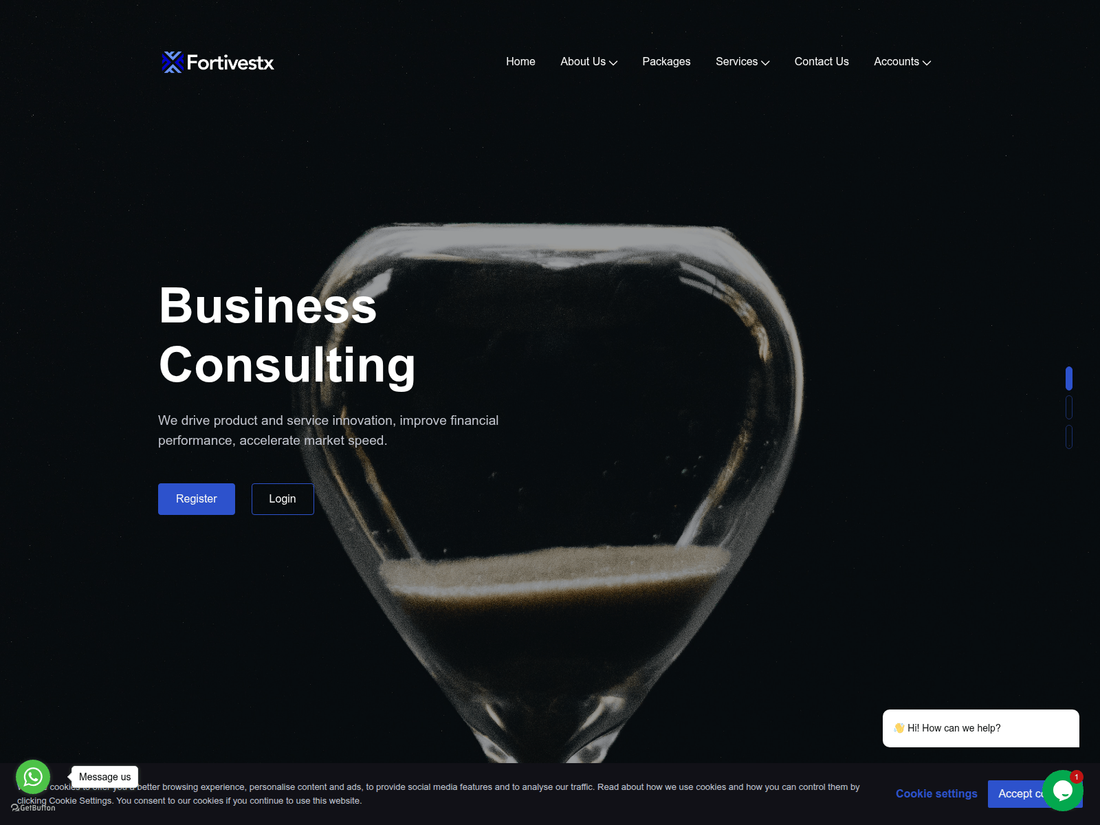 Screenshot of fortivestx.com