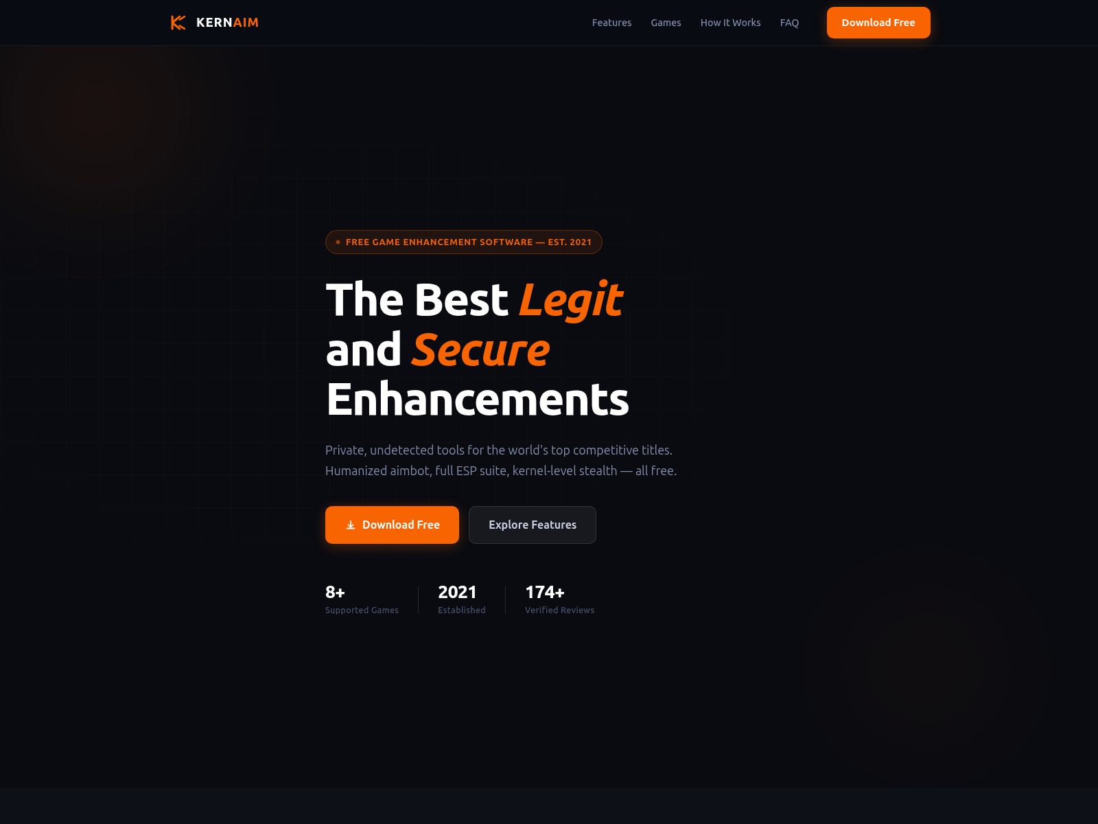 Screenshot of kernaim.app