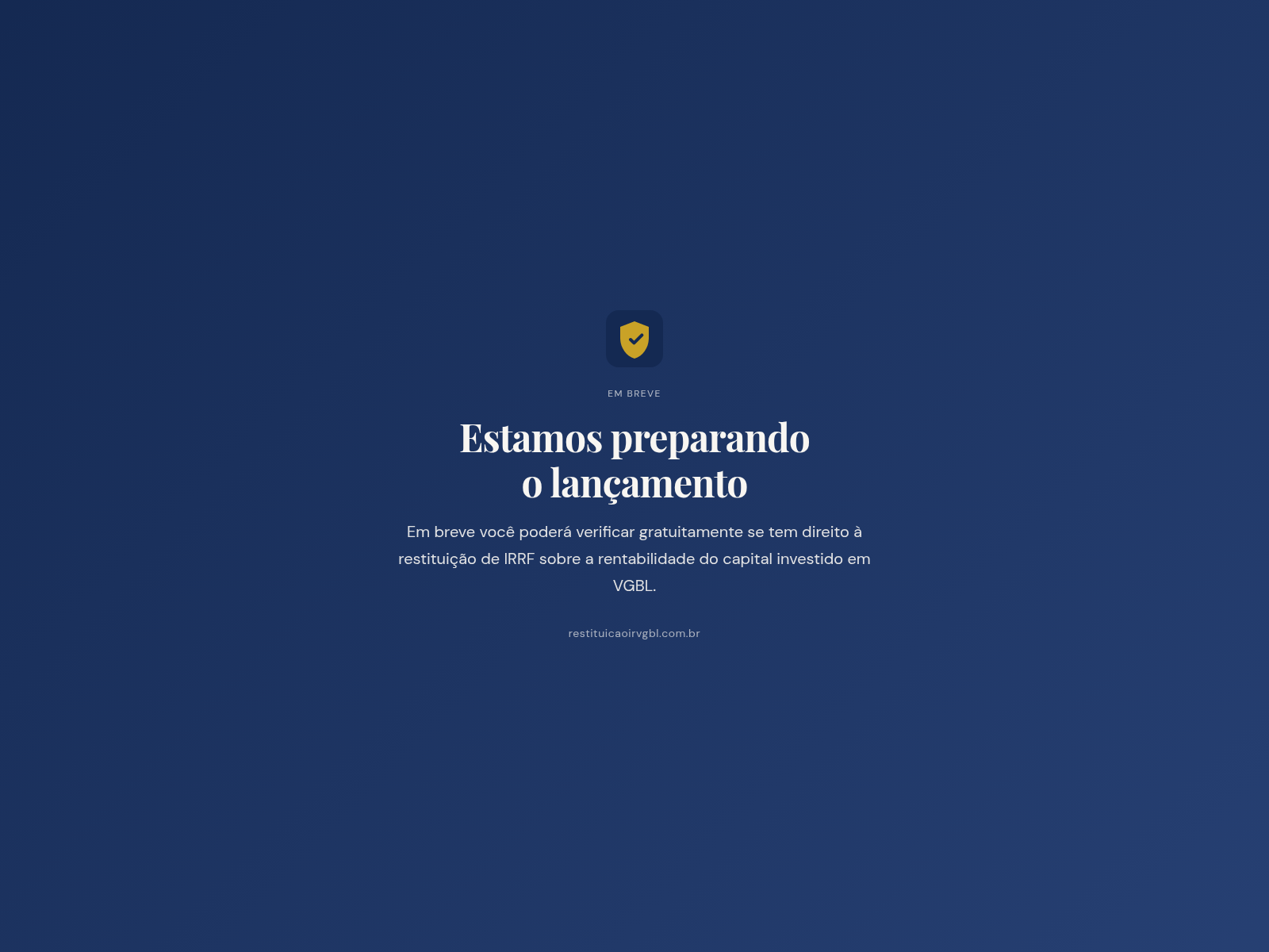 Screenshot of restituicaoirvgbl.com.br