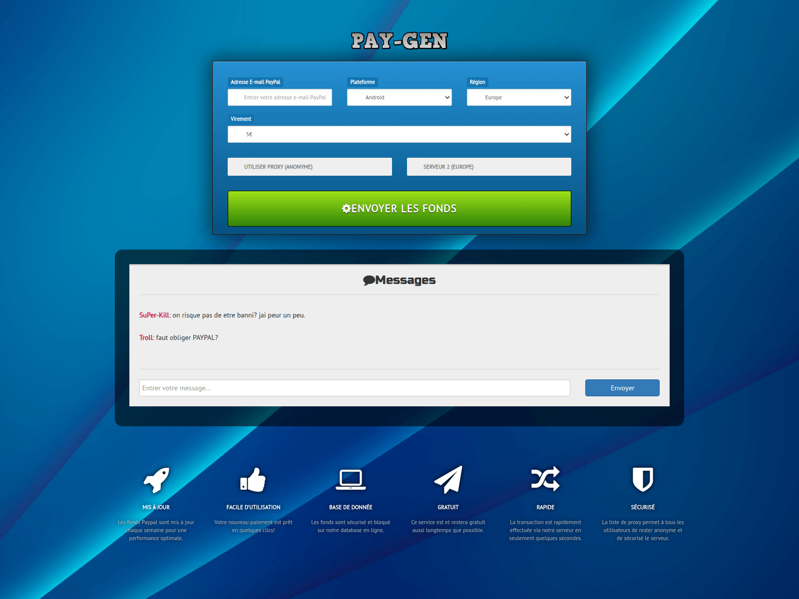 Screenshot of mypaygen.com