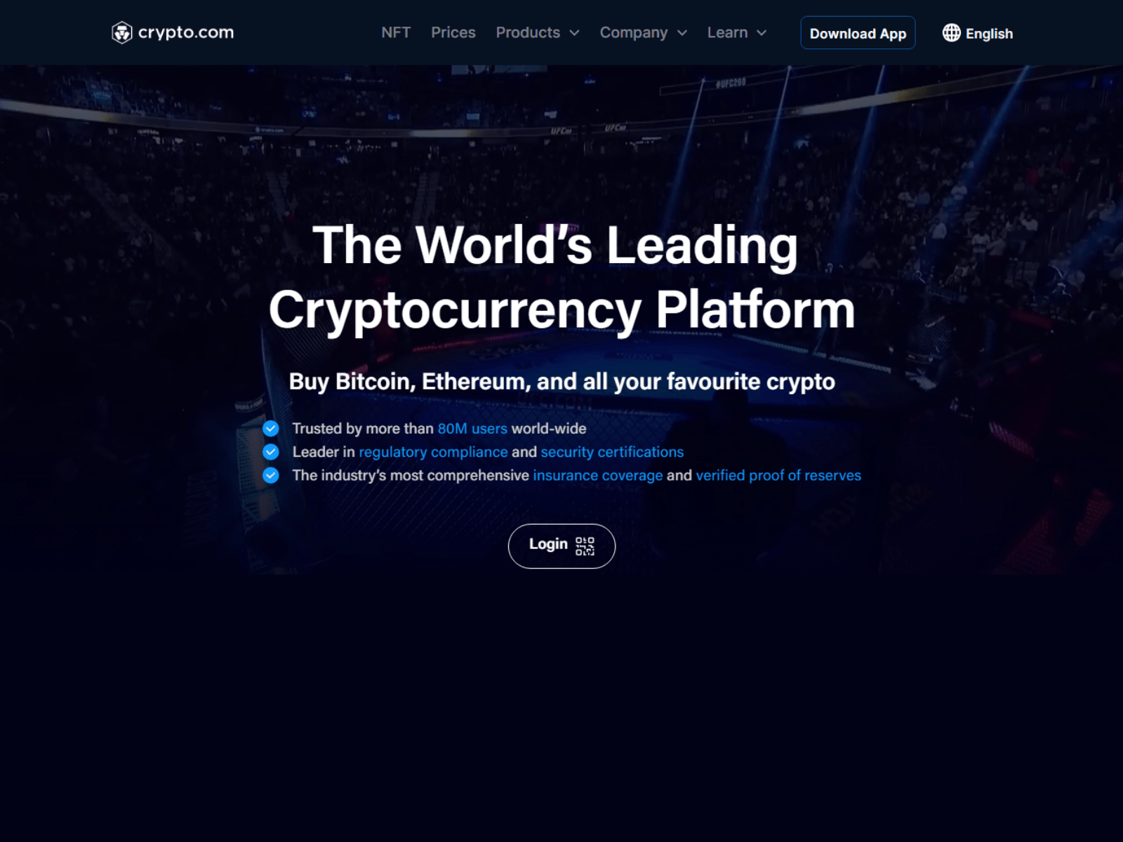 Screenshot of cryptoocomlogine.webflow.io