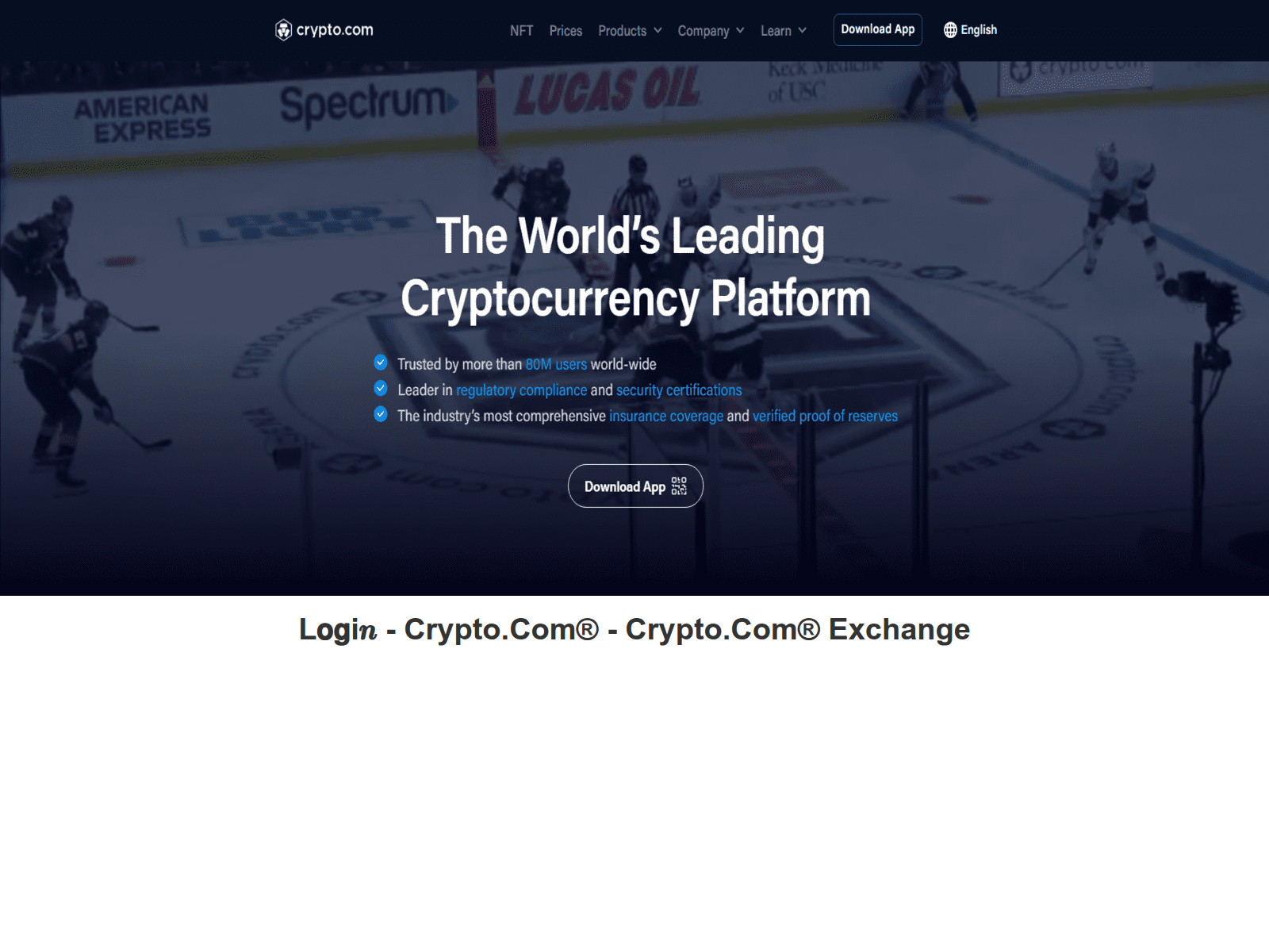 Screenshot of comlogincryp.webflow.io