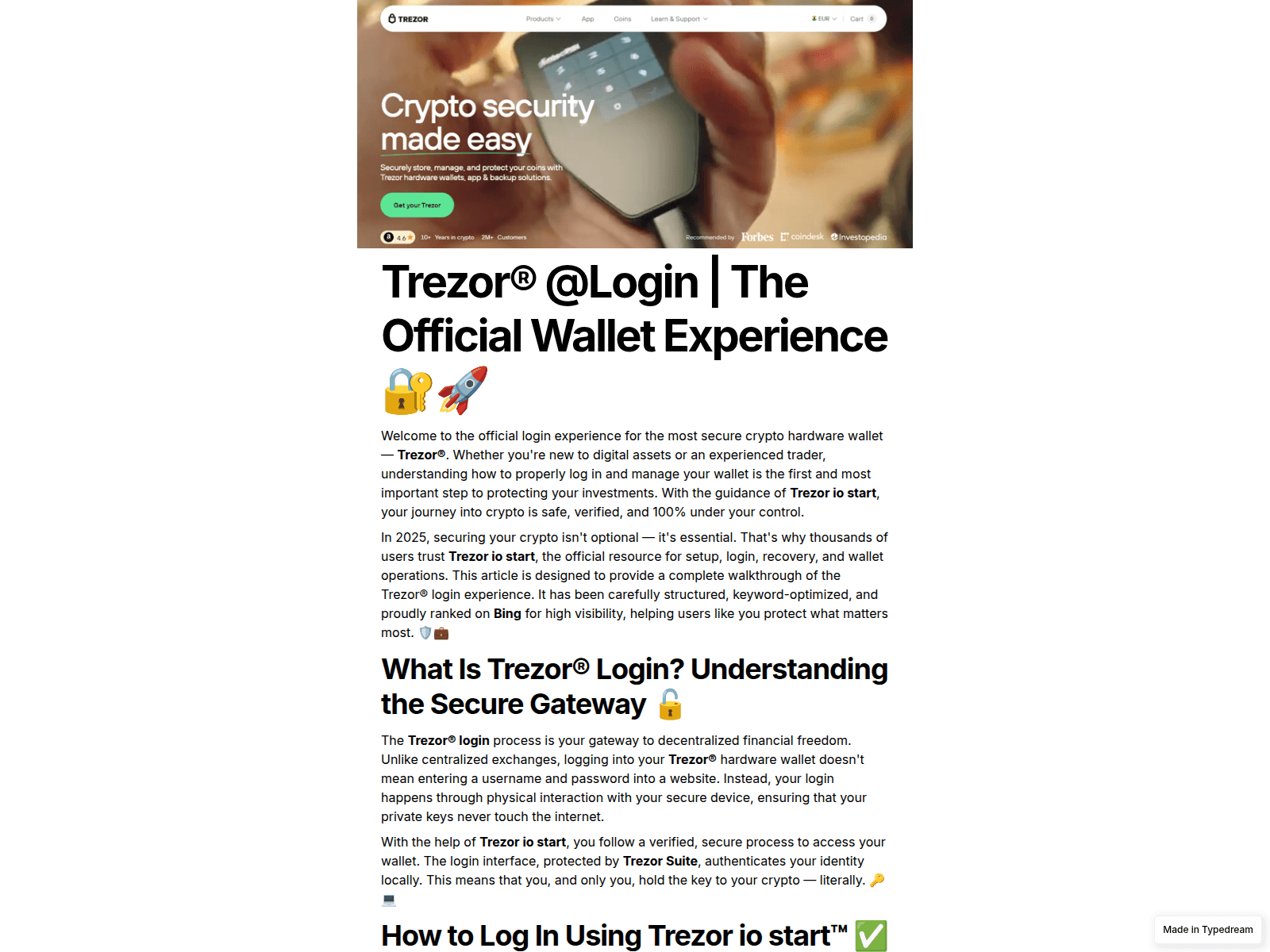 Screenshot of overview-en-treezorlogin-web.typedream.app