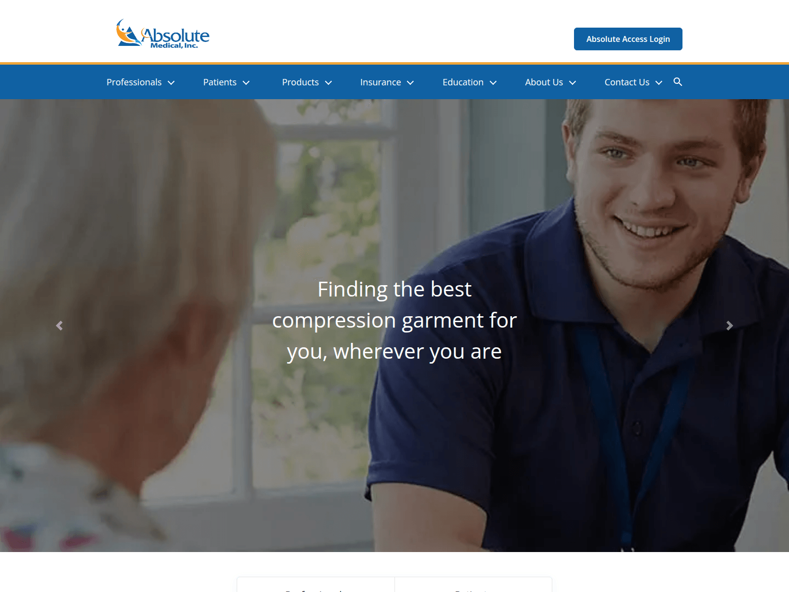 Screenshot of absolutemedical.com